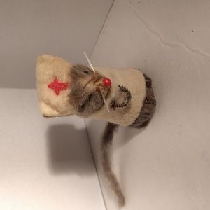 Vintage Little Mouse Factory Toy Mouse Darling Nurse Doll With Sticker